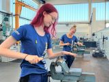 Two young women start in classic male professions